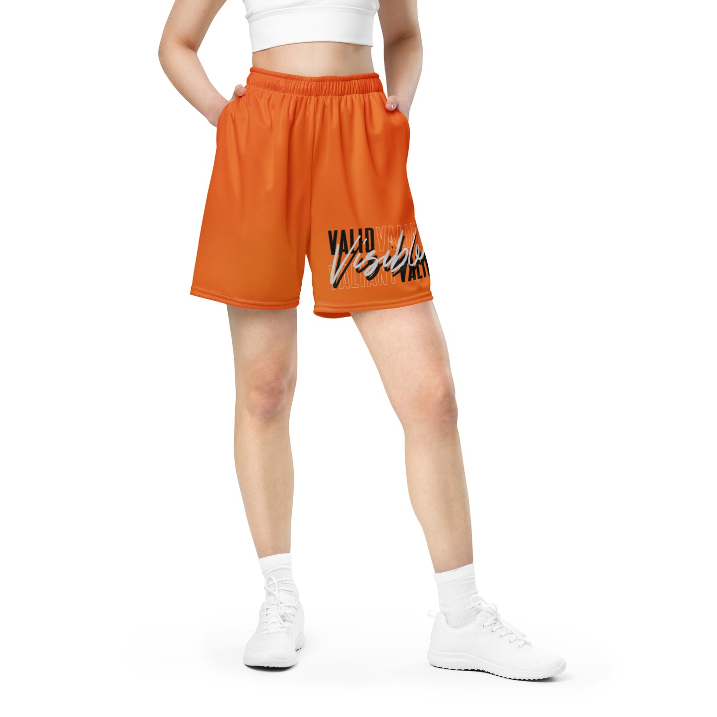 Visible Mesh Shorts - Tang