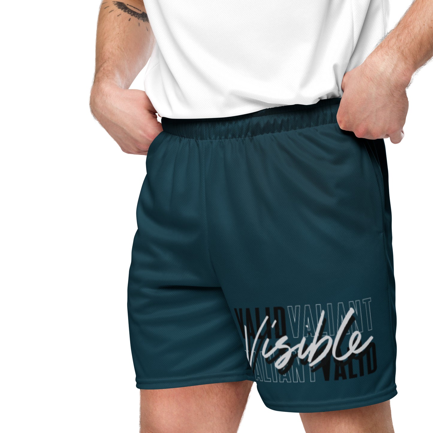Visible Mesh Shorts - Teal
