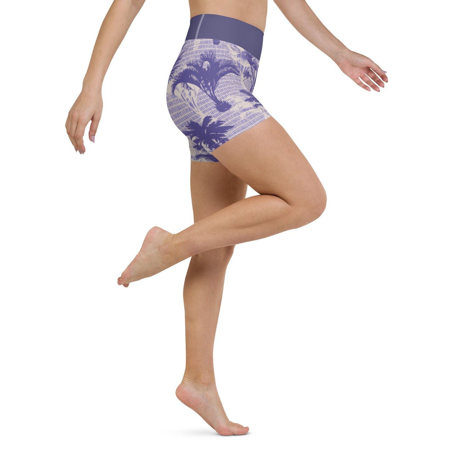 Yoga Shorts - Palm