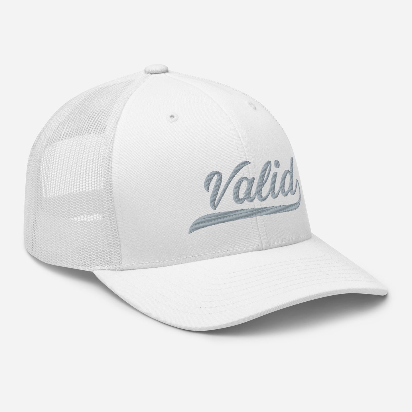 Valid Trucker Hat - White