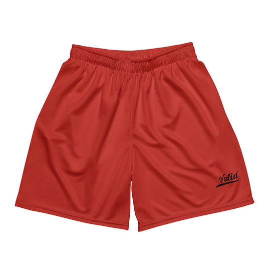 Mesh Shorts - Crimson