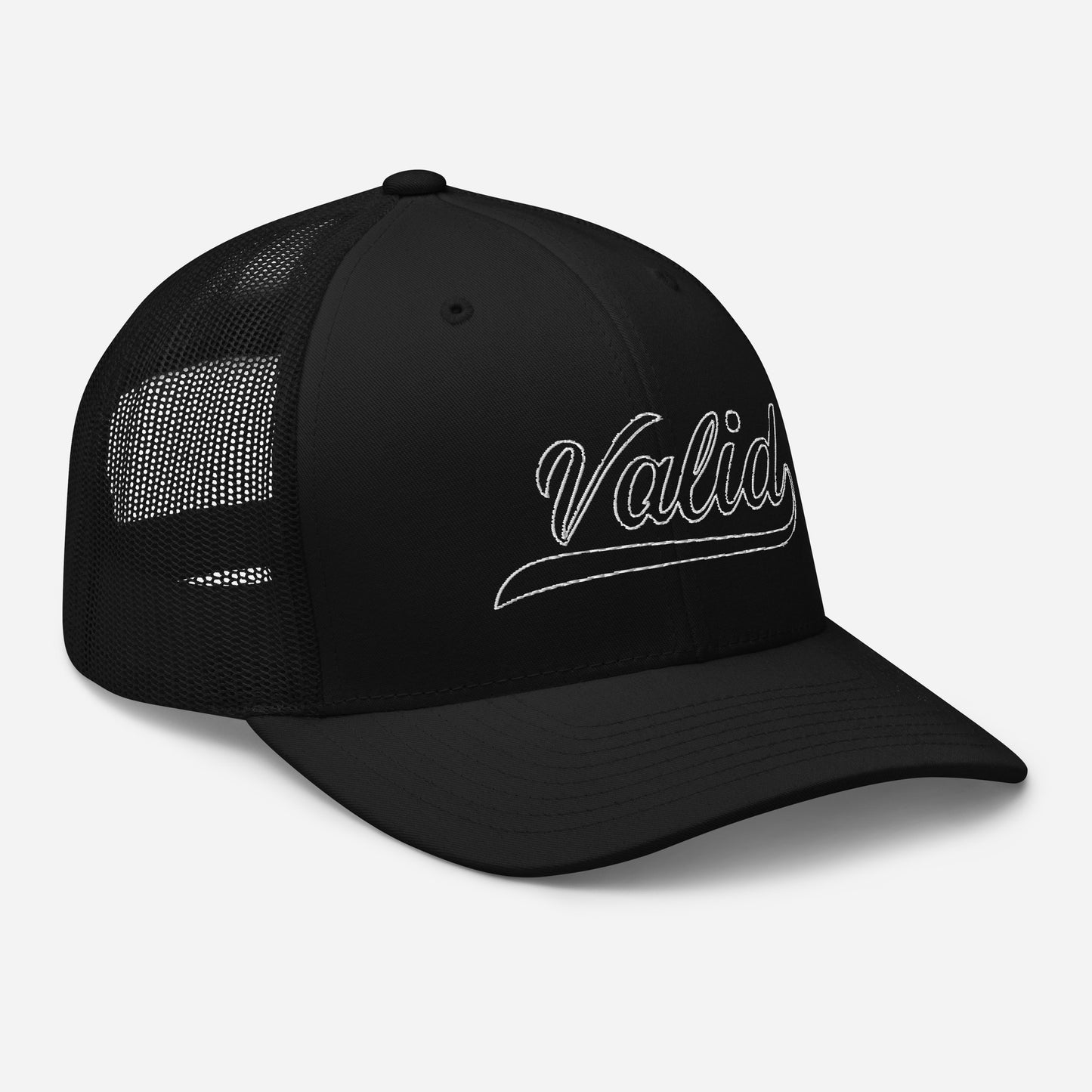 Valid Outline Trucker Hat